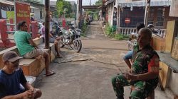 Secangkir Kopi Panas, Hangatkan Suasana Akrabnya Babinsa Serengan Dengan Warganya