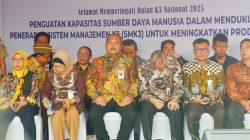 Pj Bupati Pati Hadiri Puncak Peringatan Bulan K3 Nasional di Kawasan Industri Terpadu Batang