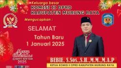 Ketua Komisi II DPRD Murung Raya Sampaikan Ucapan Selamat Natal dan Tahun Baru 2025