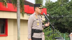 Polres Banyuasin Gelar Apel Pimpinan, Kapolres: Polres dan Polsek adalah Rumah Kedua, Cintai Institusi Polri