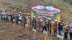 Forkopimda Murung Raya Dukung Program 1 Juta Hektar Kementan RI dengan Penanaman Jagung Serentak