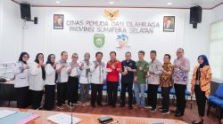 DPP FPUM PPSSS dan Kelompok Makmur Sejahtera Desa Merah Mato Audiensi Ke Kantor Dinas Pemuda dan Olahraga Provinsi Sumatera Selatan