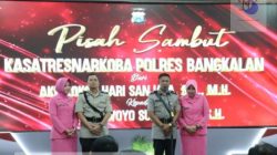 IPTU Kiswoyo Supriyanto Resmi Jabat Kasatreskoba Polres Bangkalan