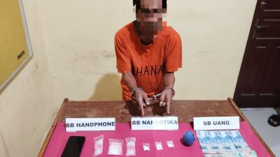 Polisi Ciduk Pengedar Sabu di Kampar Kiri Tengah, 3 Paket Siap Edar Diamankan!