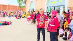 Meriahkan Imlek 2576, Atraksi Barongsai Hiburan Bagi Pemudik di Rest Area 260 B Brebes